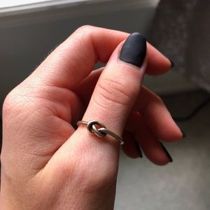 Tie the Knot Gold Thumb Ring